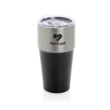 Logotrade business gift image of: Fluid RCS certified recycled steel tumbler 500ml