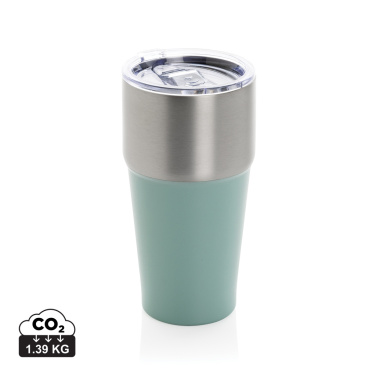 Logotrade business gift image of: Fluid RCS certified recycled steel tumbler 500ml