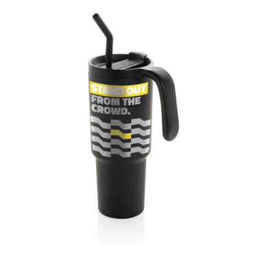 Logo trade promotional gifts picture of: Graphic 360 RCS certified recycled steel tumbler 900ml