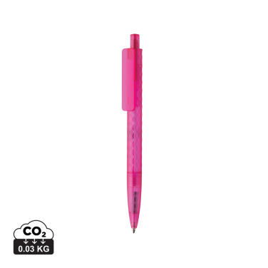 Logo trade promotional item photo of: X3 GRS recycled PC plastic pen frosted