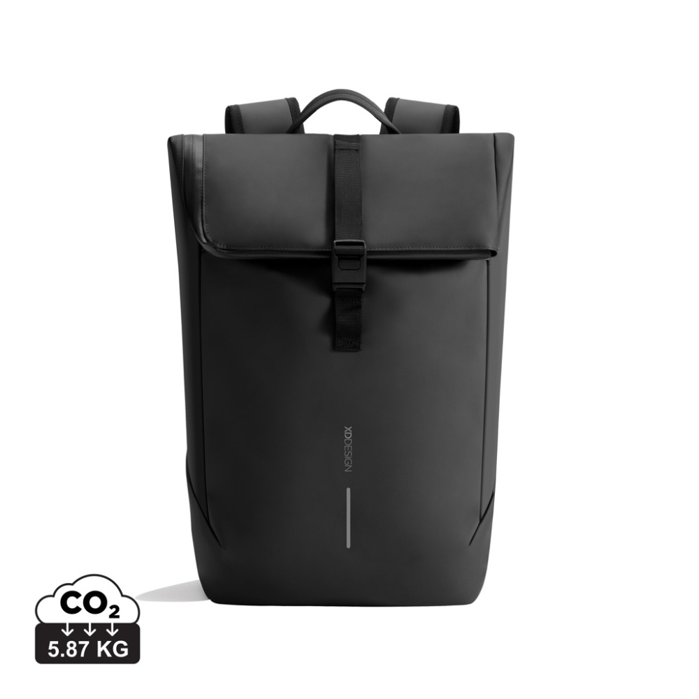 Logo trade promotional merchandise photo of: Urban Water Resistant Flap-top Backpack
