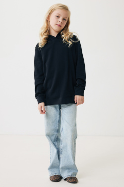 Logotrade promotional giveaways photo of: Iqoniq Yengo kids recycled cotton hoodie with sidepockets