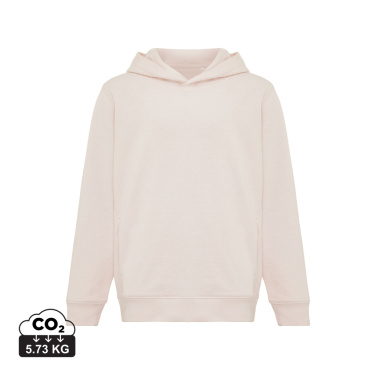 Logo trade business gift photo of: Iqoniq Yengo kids recycled cotton hoodie with sidepockets