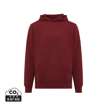 Logo trade promotional gifts image of: Iqoniq Yengo recycled cotton hoodie with sidepockets