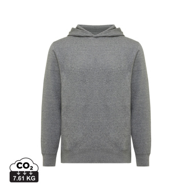 Logo trade corporate gifts picture of: Iqoniq Yengo recycled cotton hoodie with sidepockets