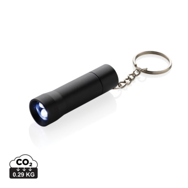 Logo trade advertising products image of: Flash RCS recycled aluminium keychain torch