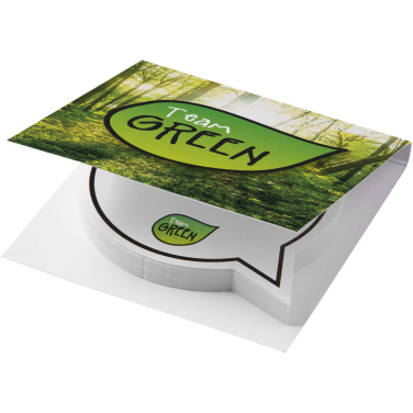 Logotrade promotional products photo of: Sticky-Mate® soft cover speech bubble shaped sticky notes