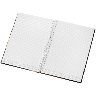 Logo trade advertising products picture of: Desk-Mate® A5 hard cover undated diary