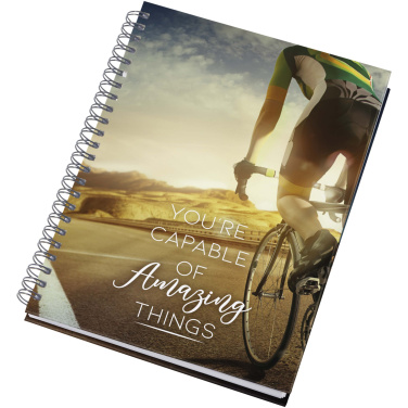 Logotrade promotional items photo of: Desk-Mate® A5 hard cover undated diary