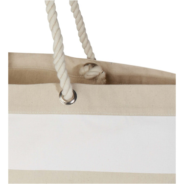 Logo trade promotional giveaways image of: Florida 270 g/m² GRS recycled beach tote bag 18L