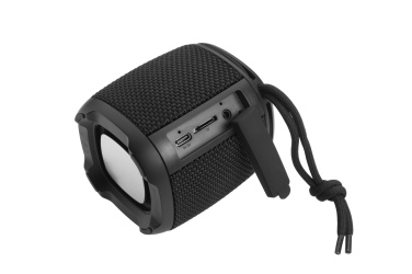 Logotrade promotional item picture of: Bluetooth speaker HERMON Schwarzwolf