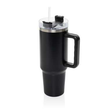 Logotrade promotional merchandise picture of: Stadley RCS recycled steel tumbler 1200ML