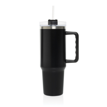 Logotrade promotional gift image of: Stadley RCS recycled steel tumbler 1200ML