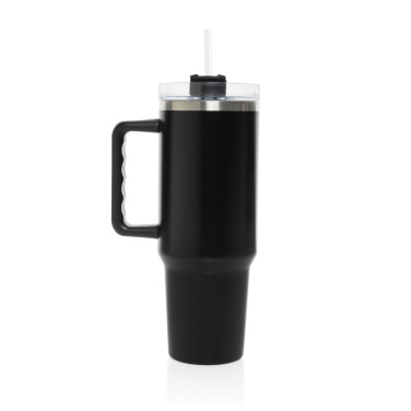 Logo trade advertising products image of: Stadley RCS recycled steel tumbler 1200ML