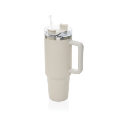 Logotrade promotional merchandise picture of: Stadley RCS recycled steel tumbler 1200ML