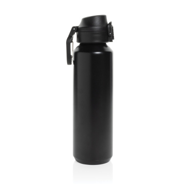 Logotrade corporate gift image of: Via RCS Re-steel lockable sport bottle 600ML
