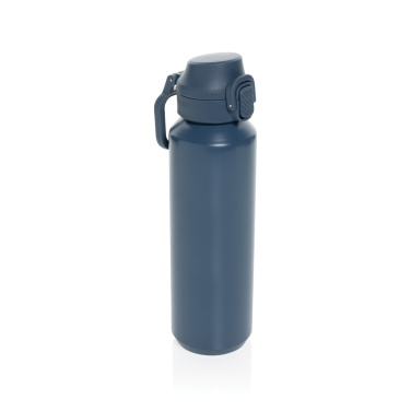 Logo trade promotional merchandise picture of: Via RCS Re-steel lockable sport bottle 600ML