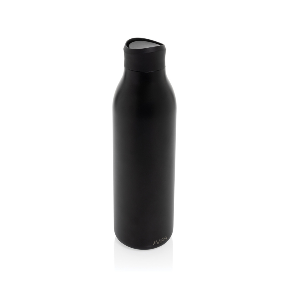 Logo trade promotional items image of: Avira Alok RCS re-steel 360 waterbottle 600ML