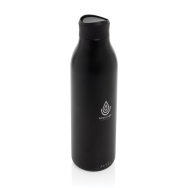 Logotrade promotional products photo of: Avira Alok RCS re-steel 360 waterbottle 600ML