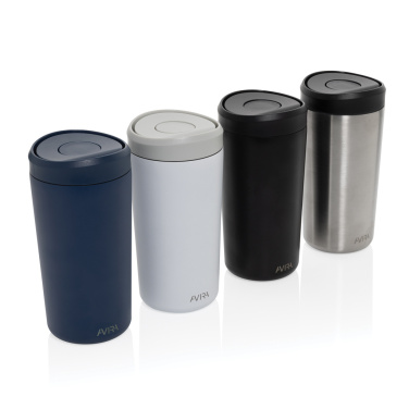 Logo trade promotional giveaway photo of: Avira Alix RCS re-steel click tumbler 400ML