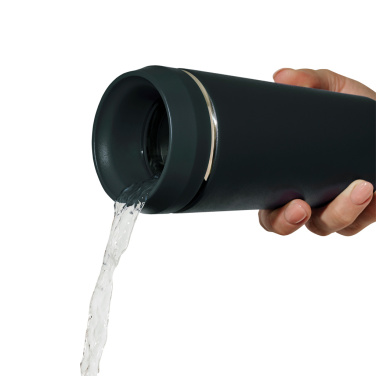 Logotrade promotional giveaway picture of: Topl Recycled Steel To Go Tumbler Patented 360 Lid 354ml