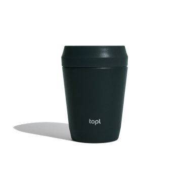 Logotrade corporate gift picture of: Topl Recycled Steel To Go Tumbler Patented 360 Lid 235ml