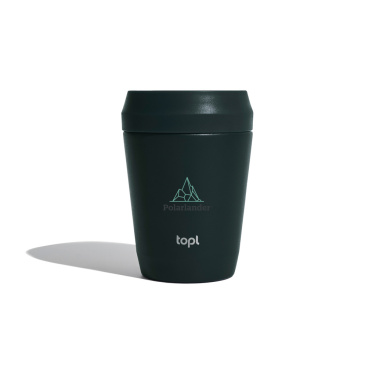 Logotrade promotional merchandise image of: Topl Recycled Steel To Go Tumbler Patented 360 Lid 235ml
