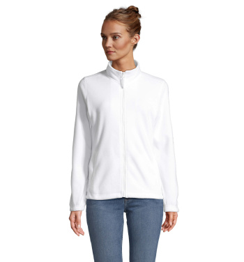 Logotrade promotional merchandise picture of: NORTH WOMEN ZIPPED FLEECE