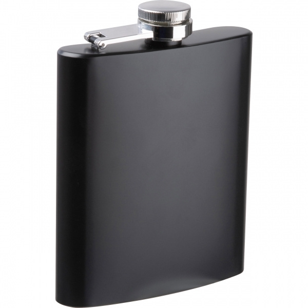 Logo trade business gift photo of: Stainless steel hip flask Sheffield