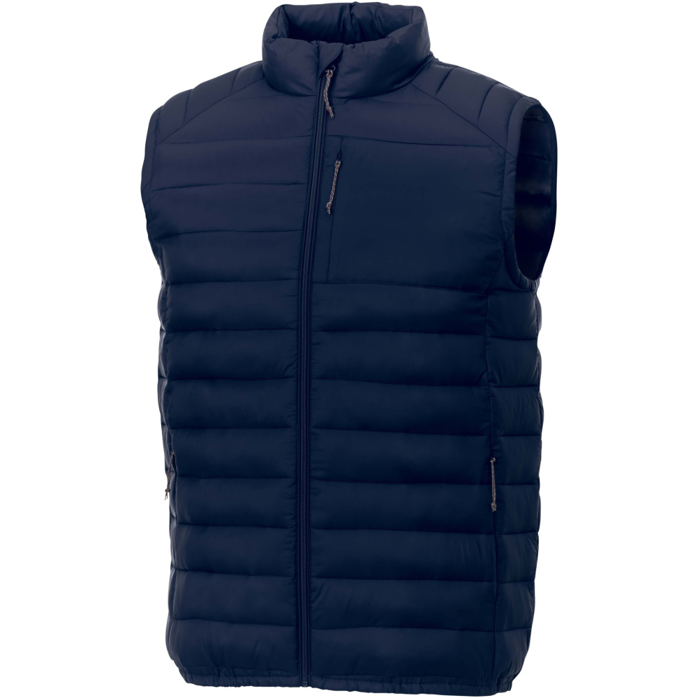 Logo trade promotional merchandise image of: Pallas men's GRS recycled insulated bodywarmer