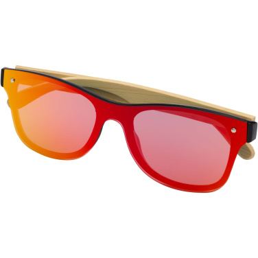 Logo trade promotional items picture of: Tan sunglasses with bamboo temples