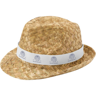 Logo trade promotional merchandise image of: Pricus straw hat