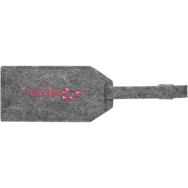 Logo trade promotional gifts image of: Tie luggage tag