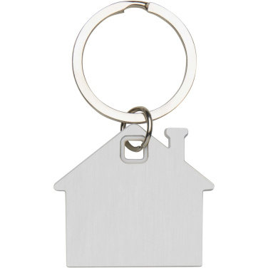 Logotrade promotional item picture of: Nook house-shaped keychain