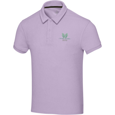 Logo trade advertising product photo of: Akoya recycled terry unisex polo