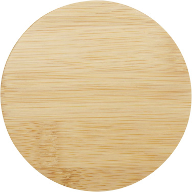 Logotrade promotional product image of: Leona 350 ml glass cup with bamboo lid