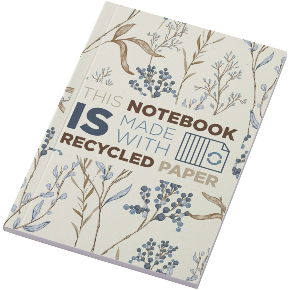 Logotrade promotional product image of: Novella Austen A6 recycled soft cover notebook - 50 sheets