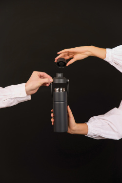 Logo trade advertising products picture of: Baltimore trek RCS recycled SS bottle 600 ML