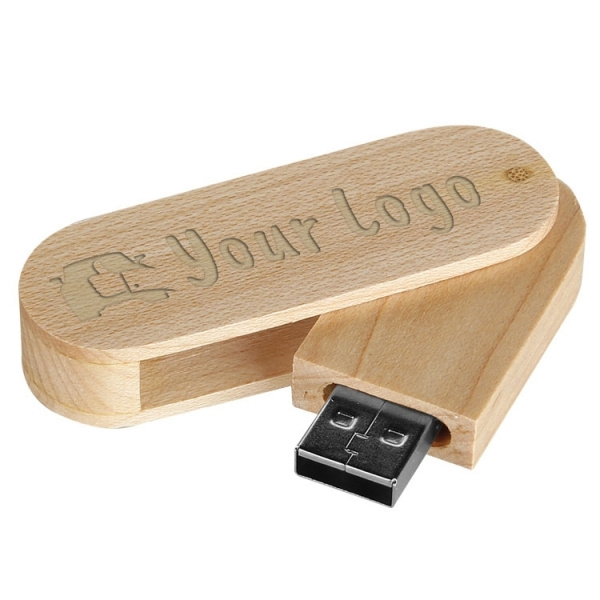 Logotrade business gift image of: Wooden USB stick
