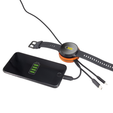 Logo trade promotional items picture of: Big cable 4in1 with illuminated logo - i5w