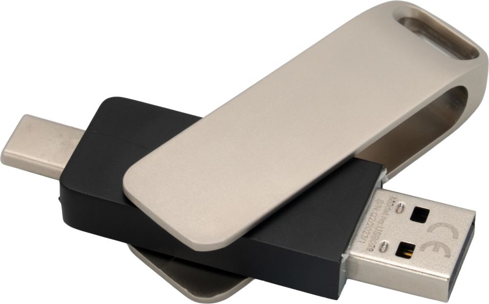 Logo trade promotional item photo of: Metal USB stick