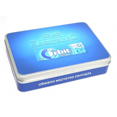 Logo trade promotional items picture of: Metal box 18x12,6x4 cm