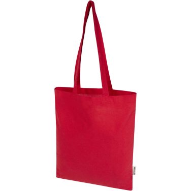 Logotrade advertising product image of: Madras Blend 140 g/m² GRS recycled cotton tote bag 7L
