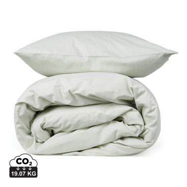 Logo trade promotional merchandise picture of: VINGA Montgomery premium cotton bed linen, 4 pcs set