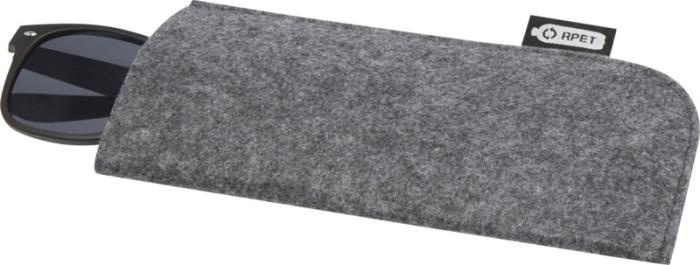 Logo trade promotional gifts image of: Felta GRS recycled pouch for glasses