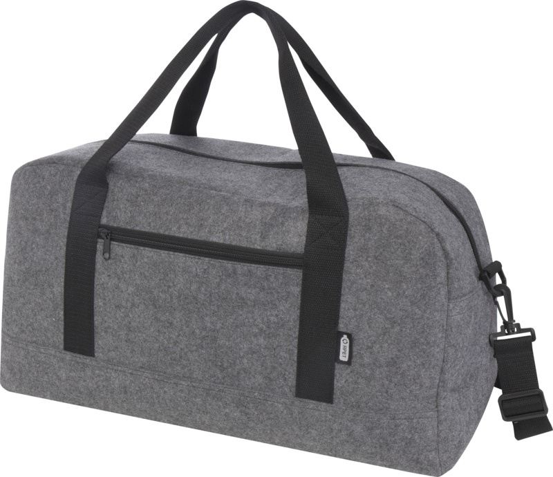 Logo trade corporate gifts picture of: Felta GRS recycled duffel bag 35L