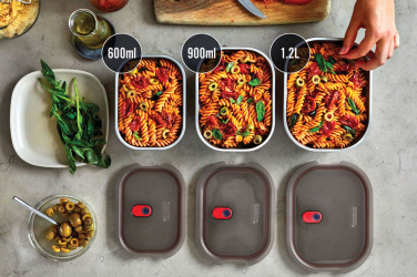 Logo trade promotional products picture of: Black+Blum Mealprep Box 3pcs Set Small, Medium, Large