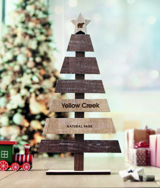 Logotrade promotional giveaway picture of: Wooden Christmas tree