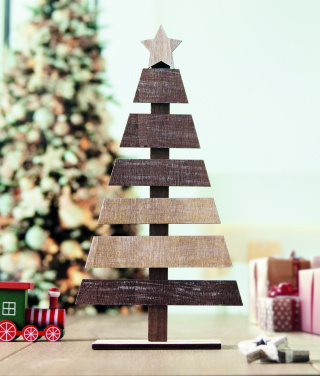 Logo trade corporate gift photo of: Wooden Christmas tree