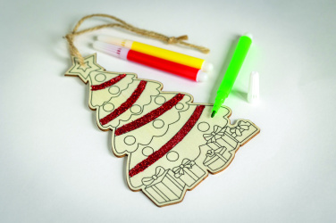 Logo trade promotional items image of: Christmas tree ornament